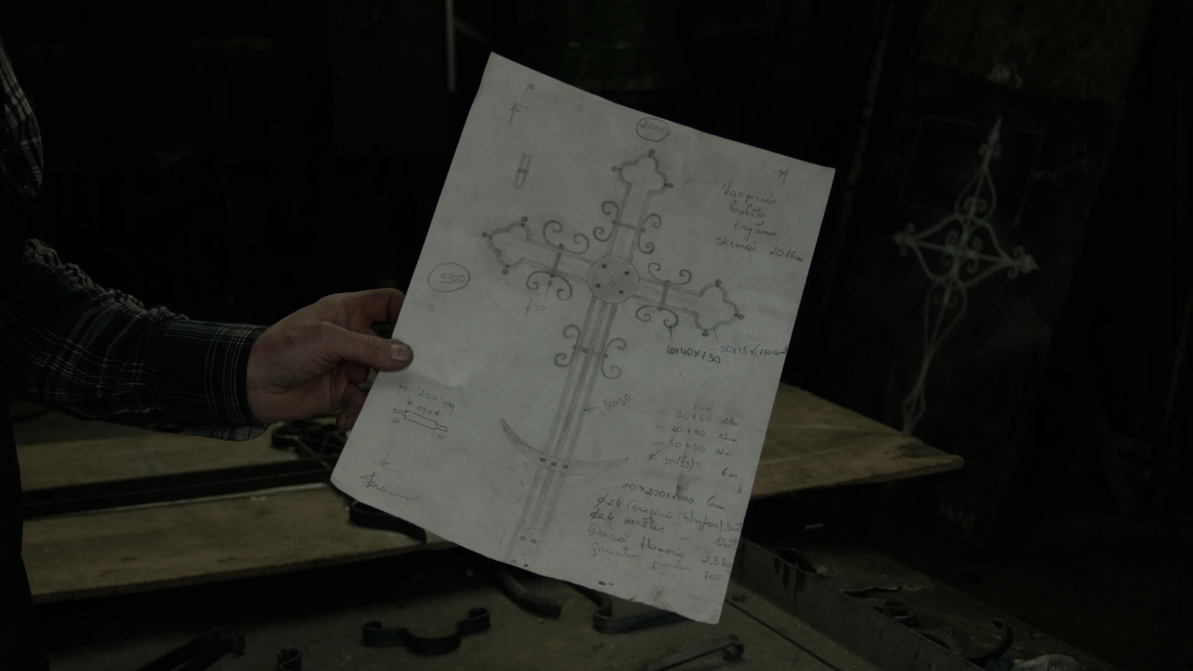 Down the Hill of Crosses behind the scenes still 6