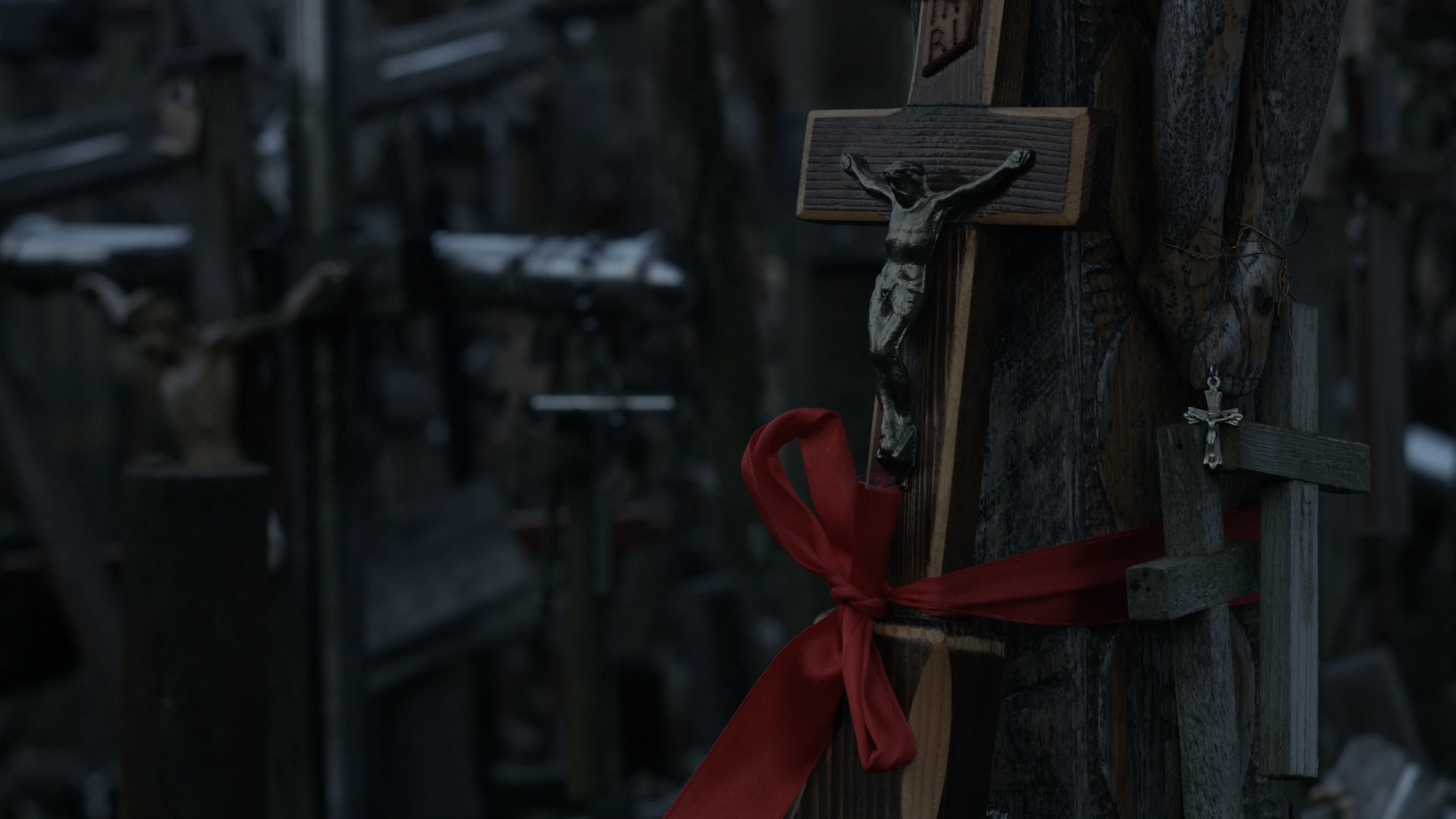 Down the Hill of Crosses behind the scenes still 4